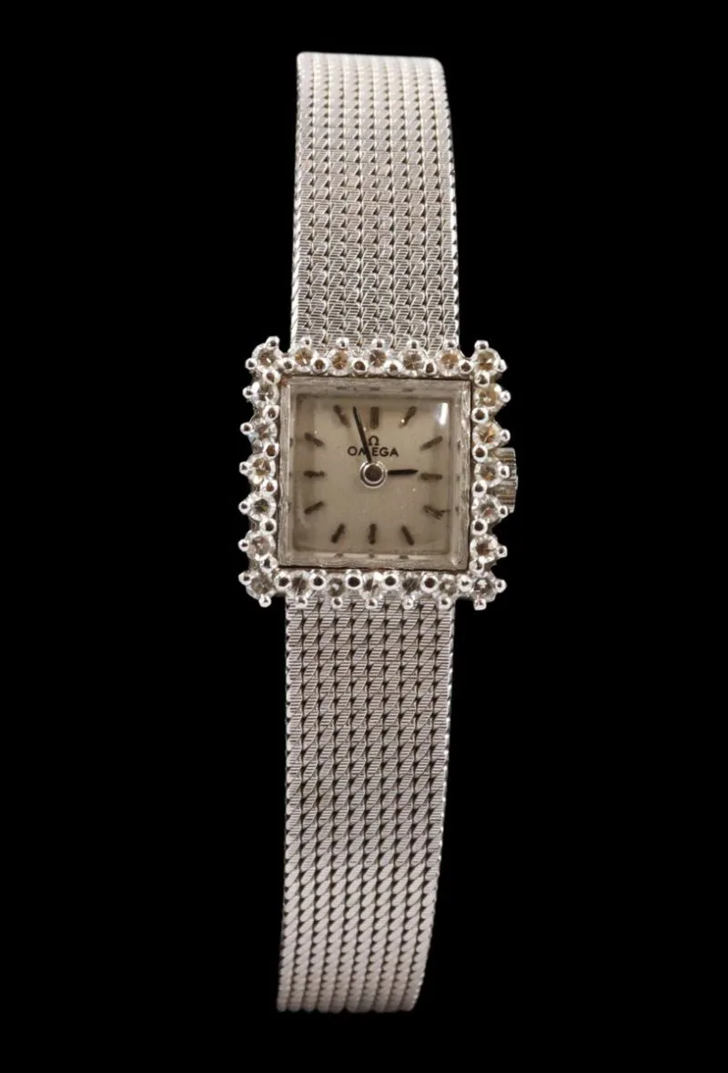 montre-de-femme-oméga-or-gris