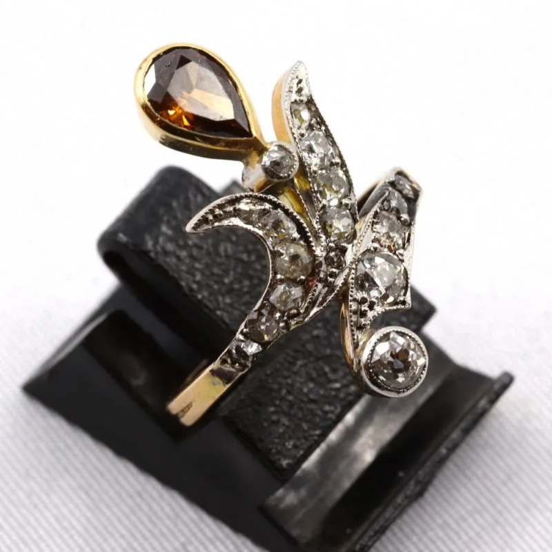 Profil bague duchesse XIXe