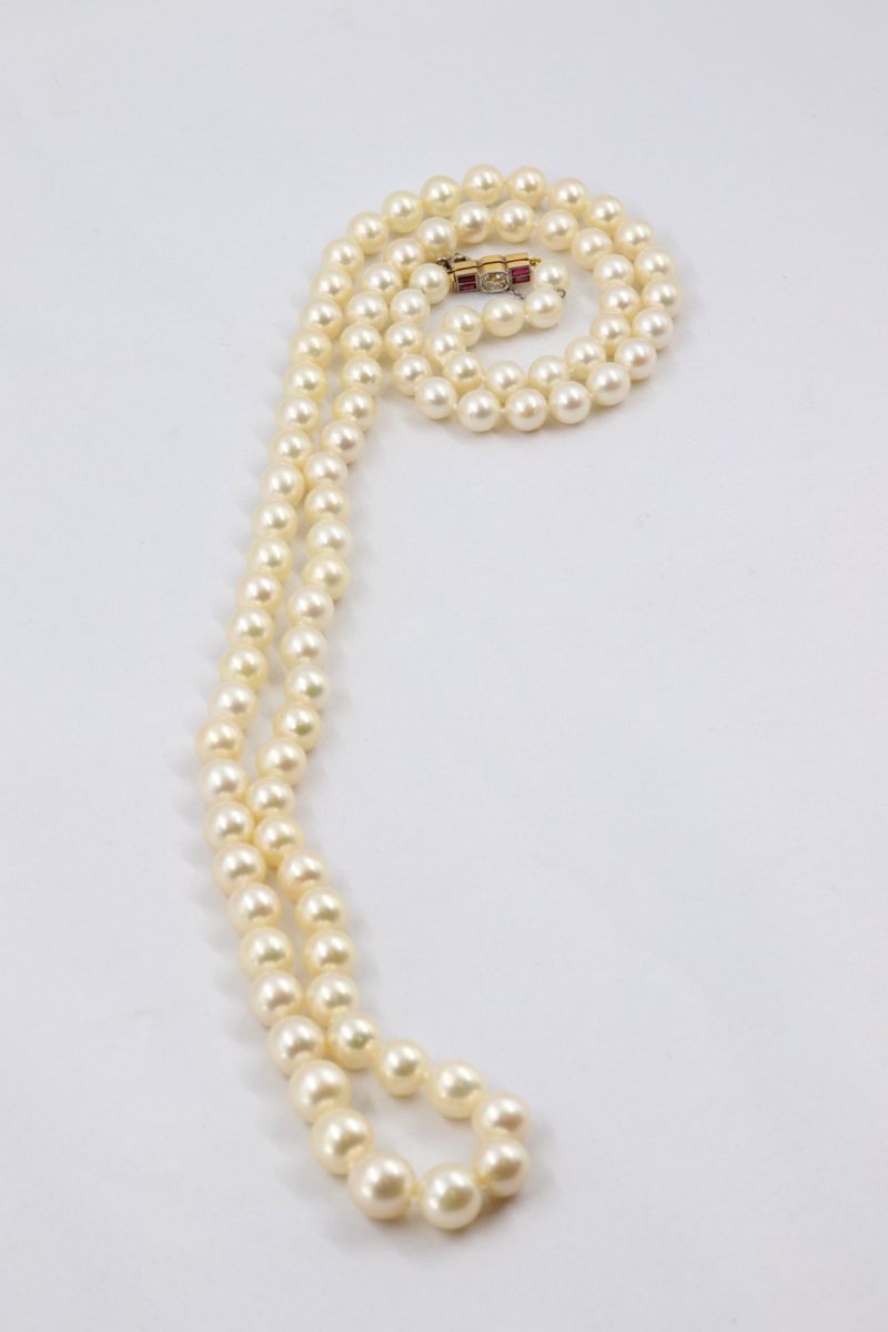 Sautoir de perles du Japon Antikhor