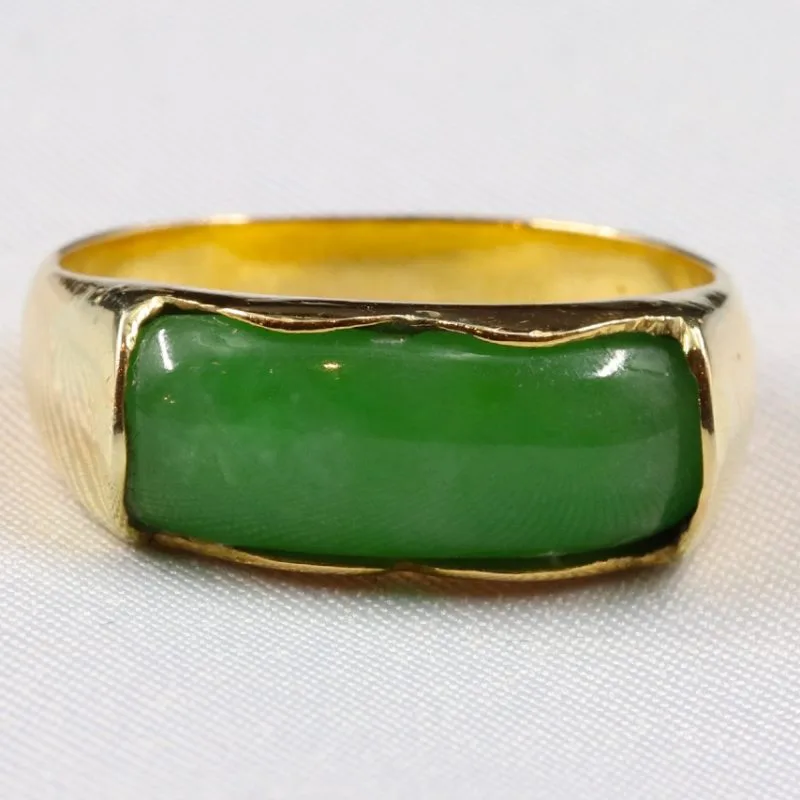 Bague or et jade 1900