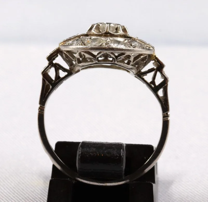 Géométrie bague années 30