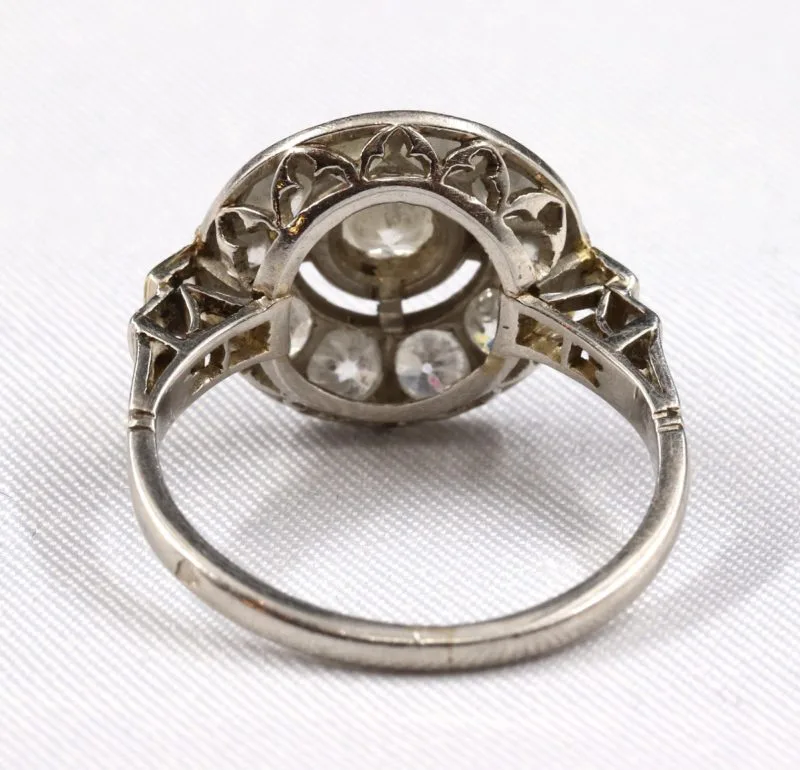 Géométrie bague années 30