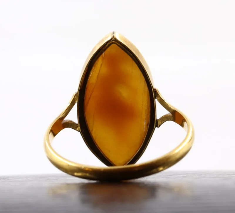Bague camée navette – Image 4