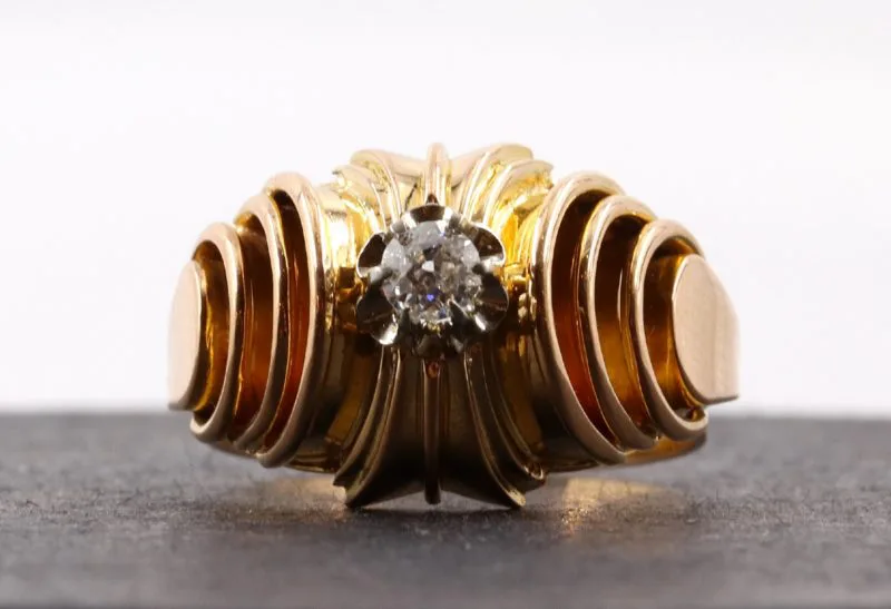 Petite bague tank arceaux ajourés