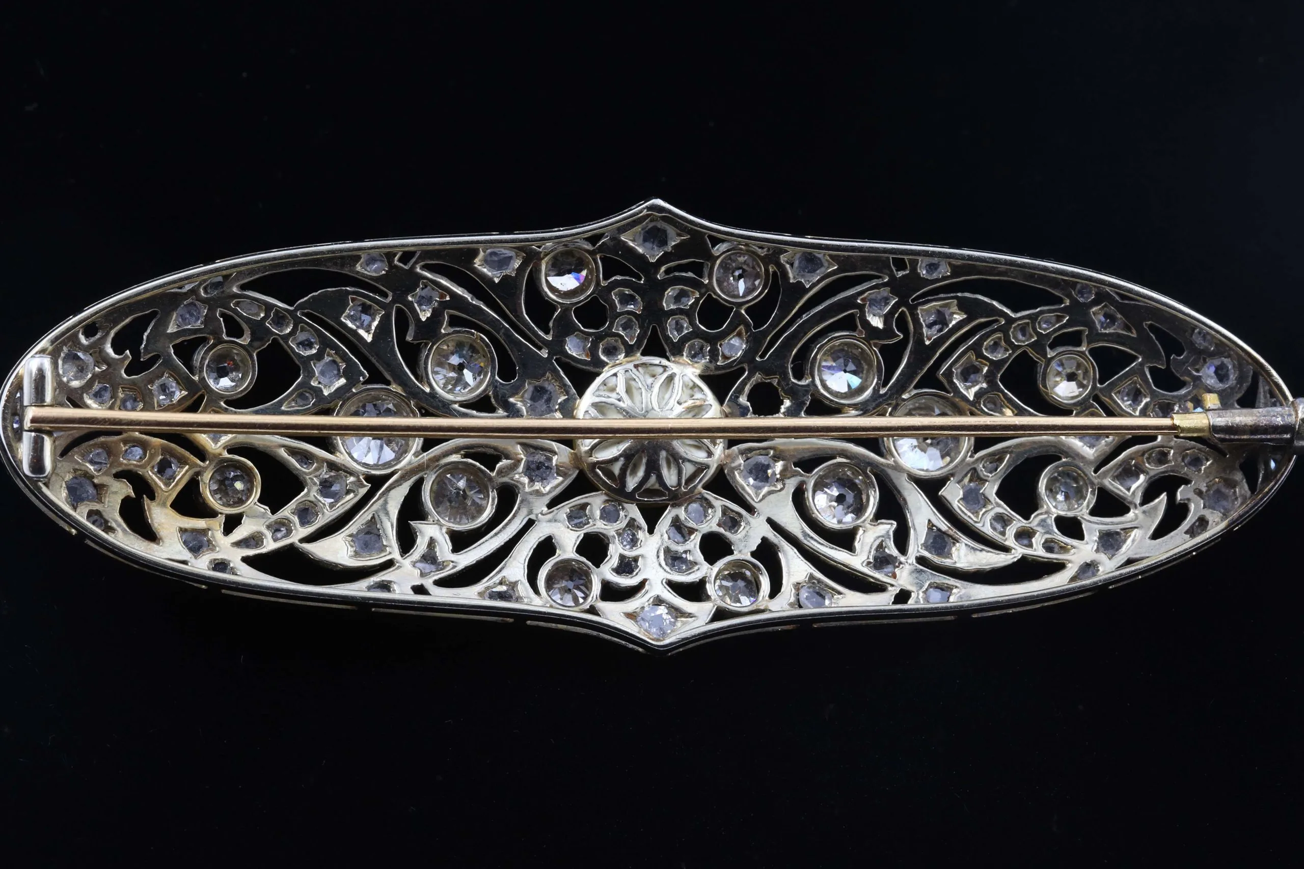 Broche Vintage En Argent - Années 20-30 - Occasion - Bijou Ancien