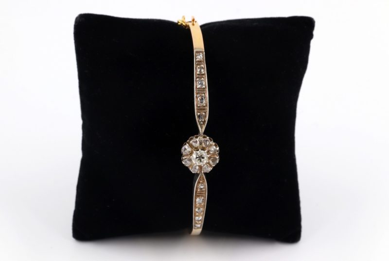 Bracelet Napoléon III marguerite de diamants