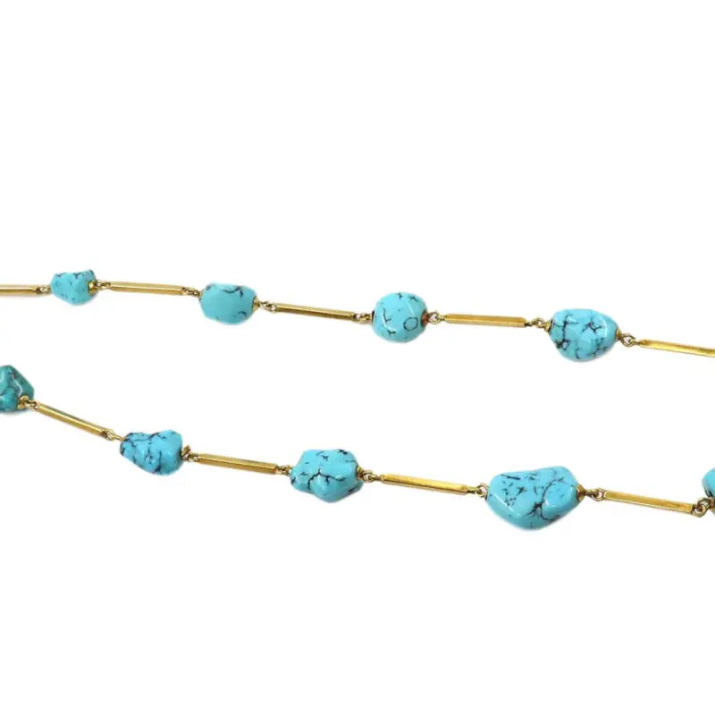 Collier turquoise détouré