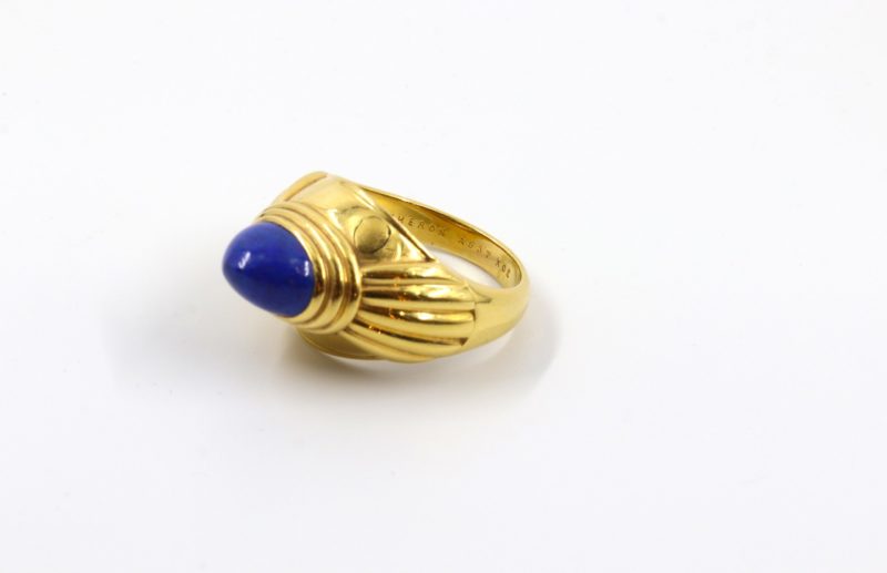 Bague Boucheron or et lapis-lazuli