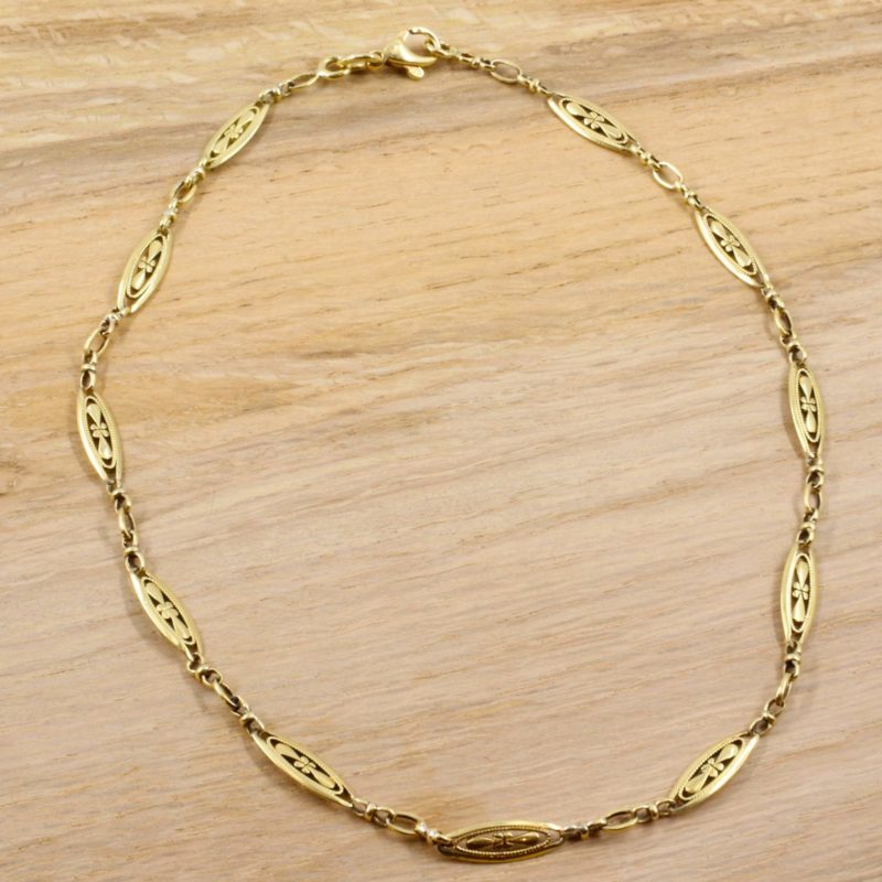 Chaîne de montre à porter en collier