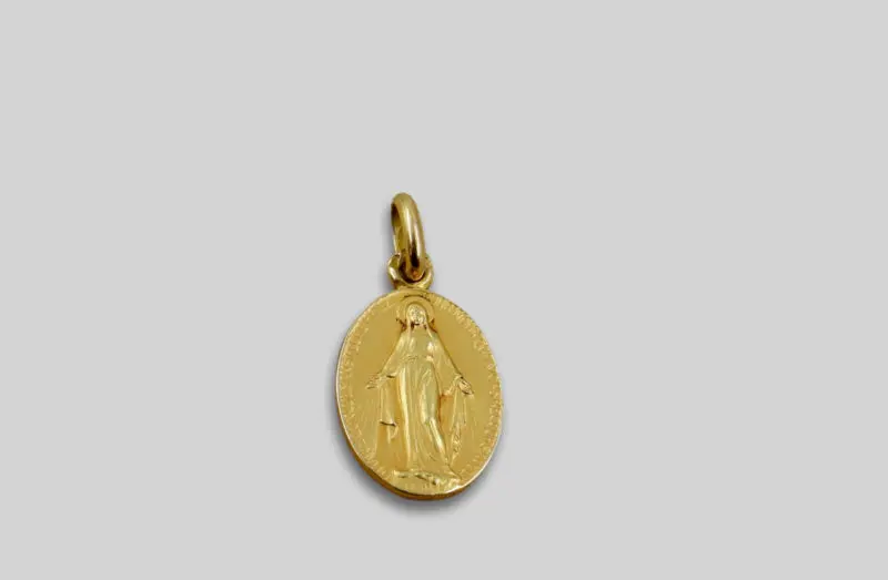 Médaille miraculeuse or détourée