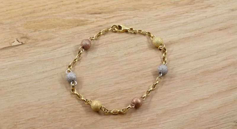 bracelet boules 3 ors