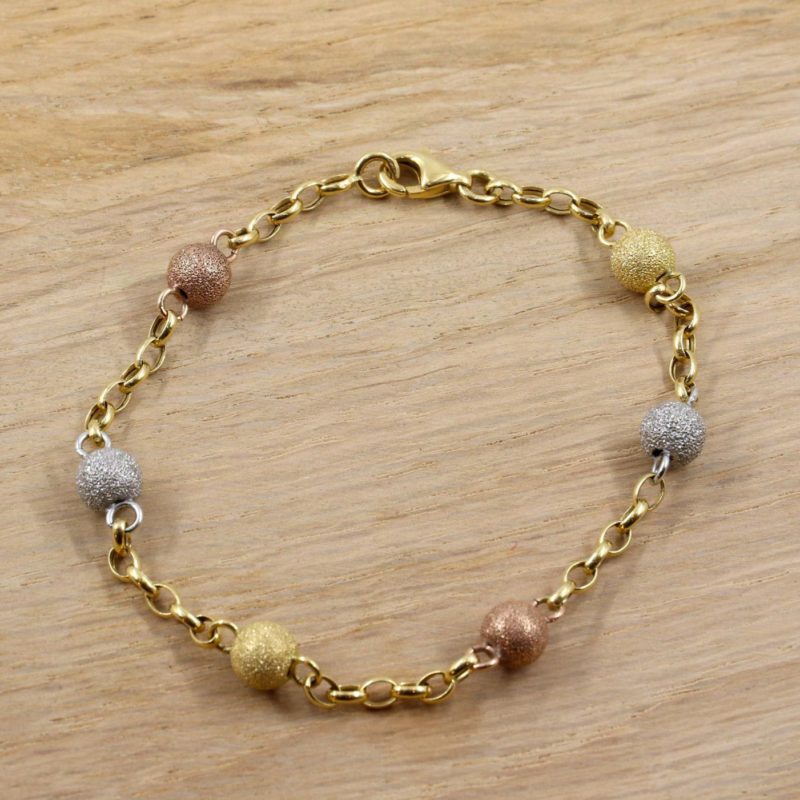 bracelet boules 3 ors