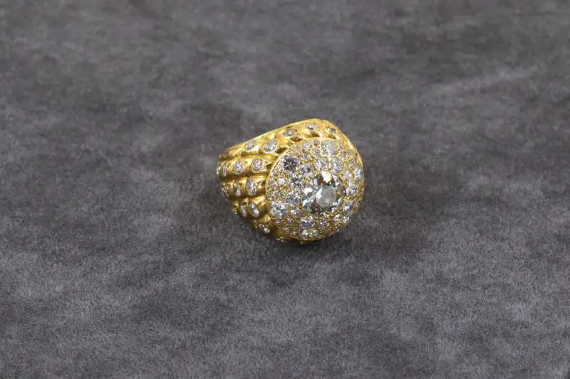 Bague boule années 1940