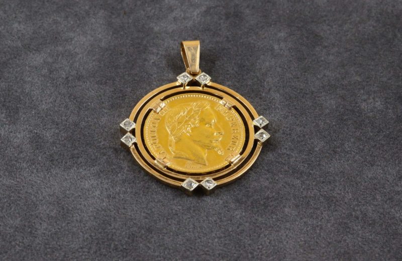 Pendentif pièce Napoléon