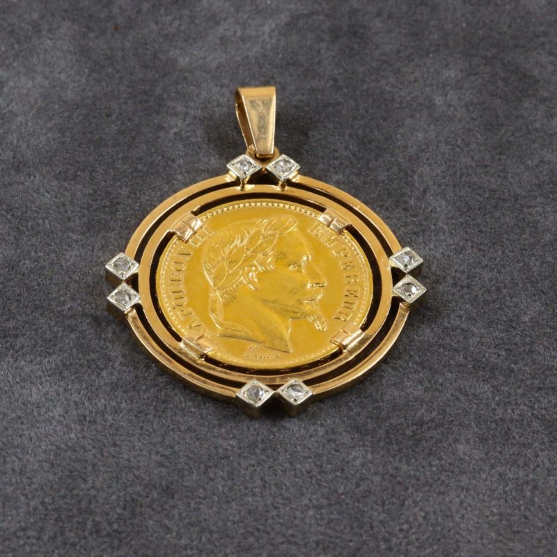 Pendentif pièce Napoléon