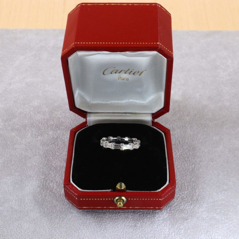 Alliance Cartier diamants baguette