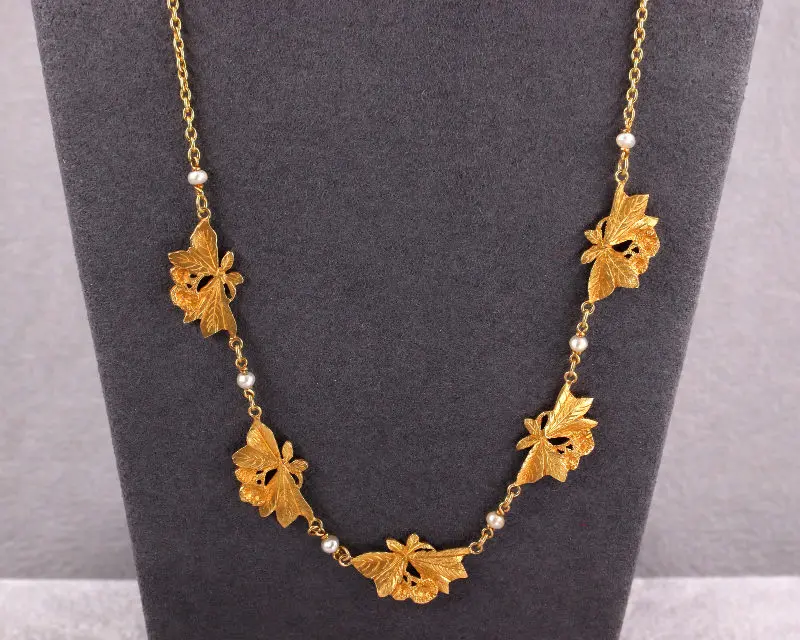 Collier collerette Art Nouveau