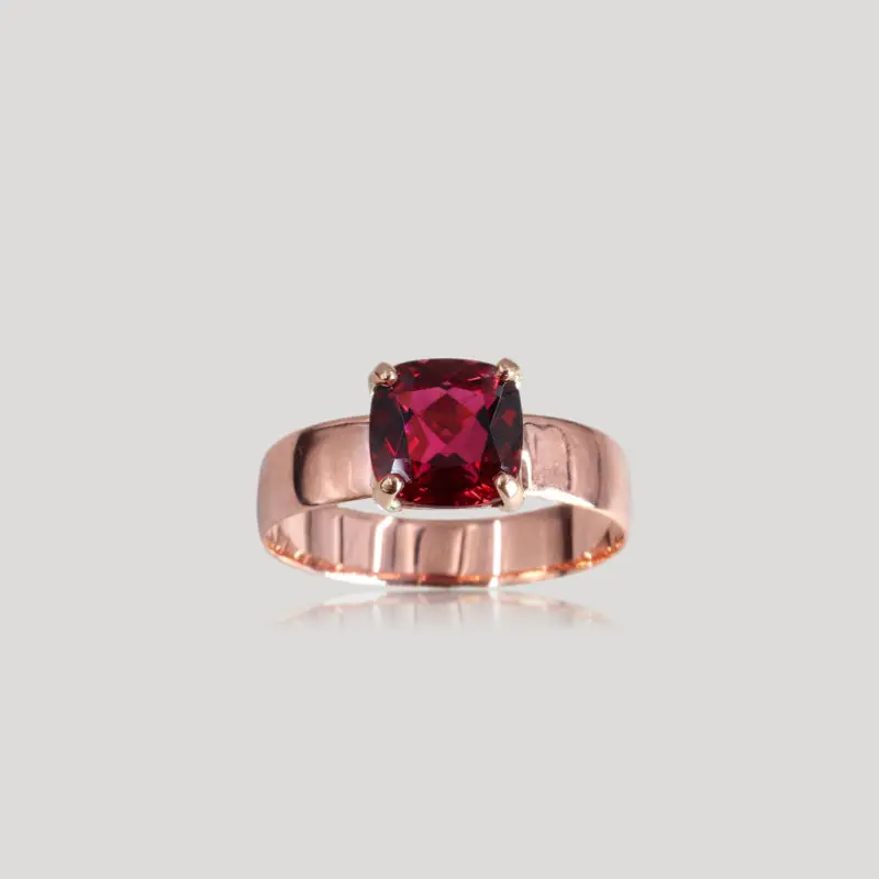 Bague tourmaline coussin