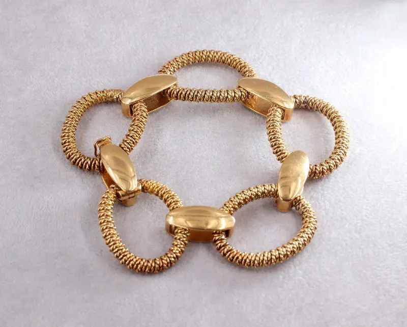 Bracelet maillons torsadés