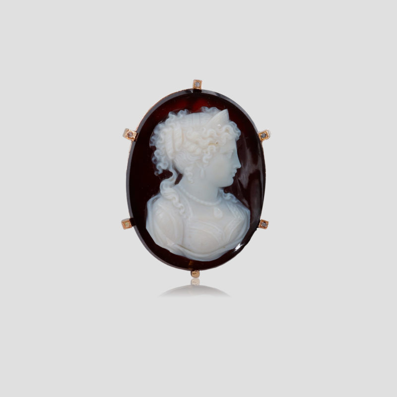 Camée pierre dure Napoléon III