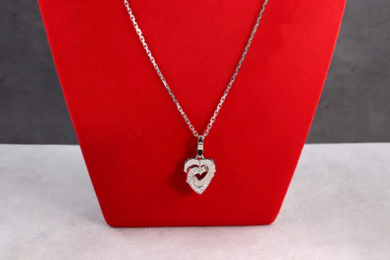 Pendentif double coeur Cartier