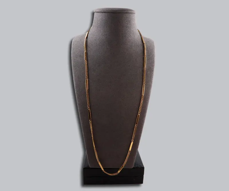 Chaîne ancienne bâtonnets en or