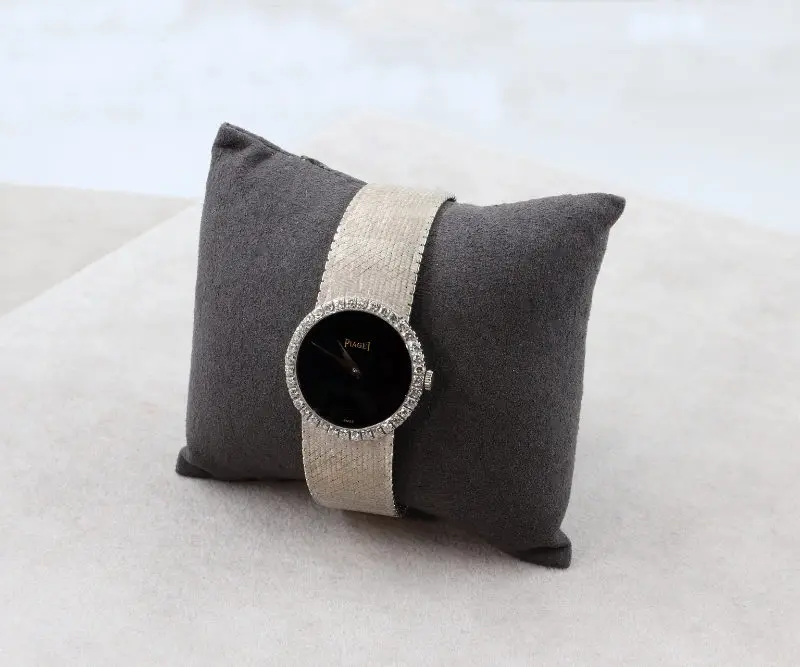 Montre bracelet Piaget or blanc et diamants