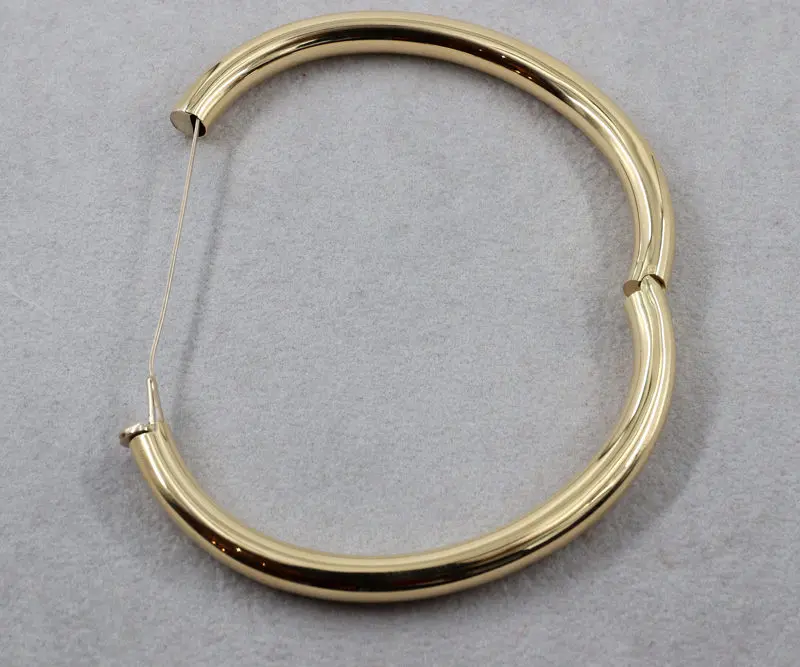 Jonc en or jaune section ronde