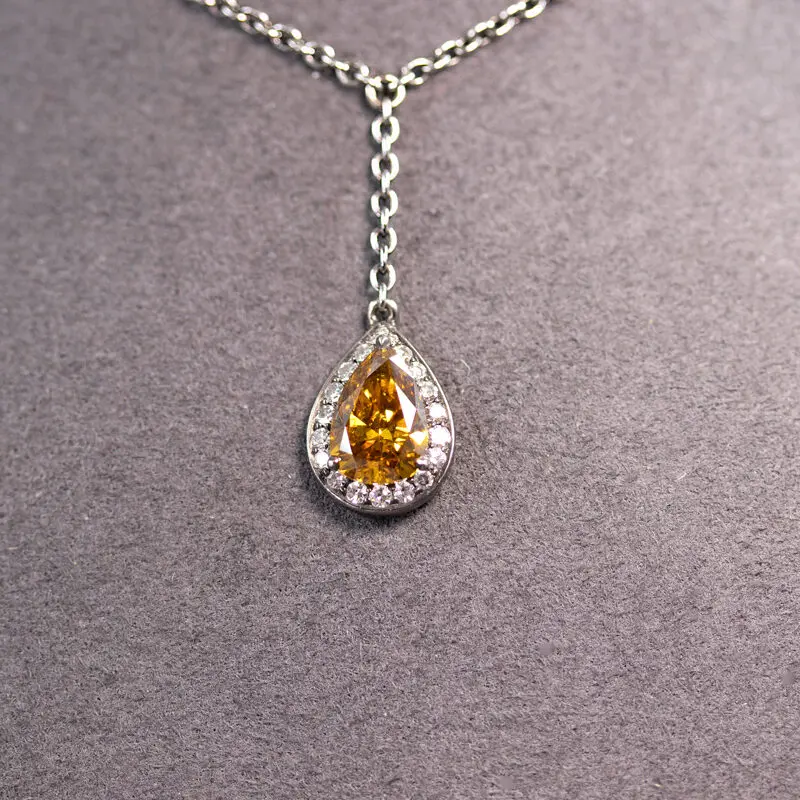 Pendentif-poire-diamant-orange