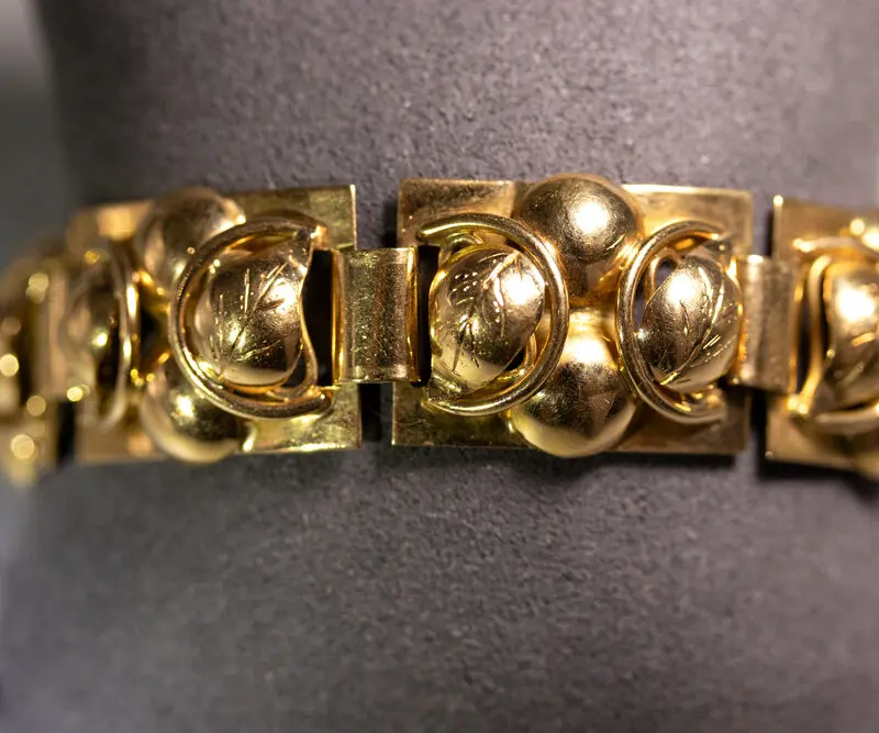 Bracelet plaques articulées 1925