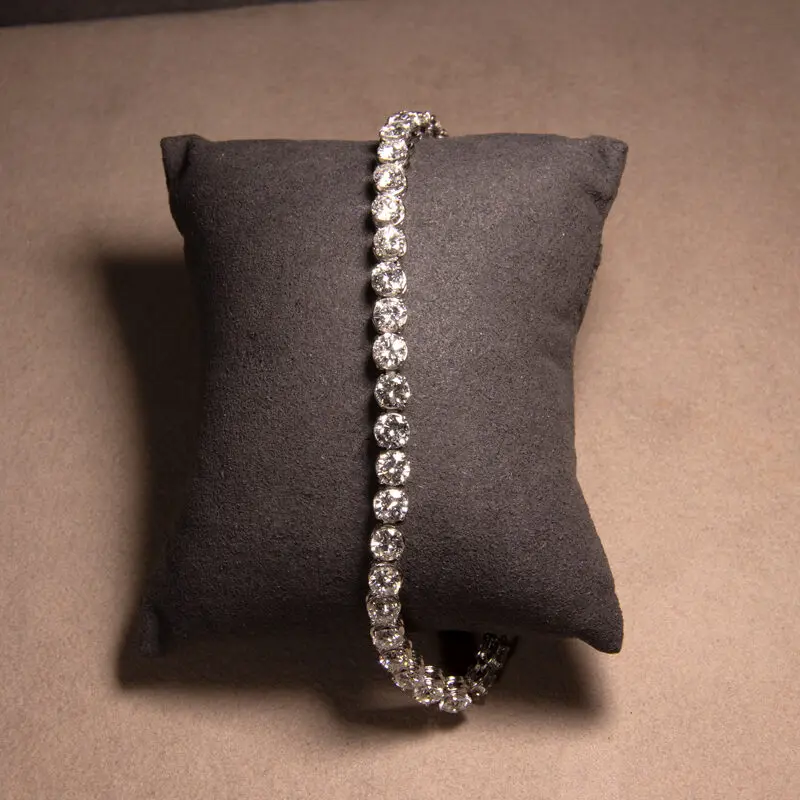 Bracelet tennis platine et diamants