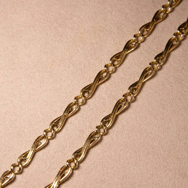 Chaîne de montre en or années 1920