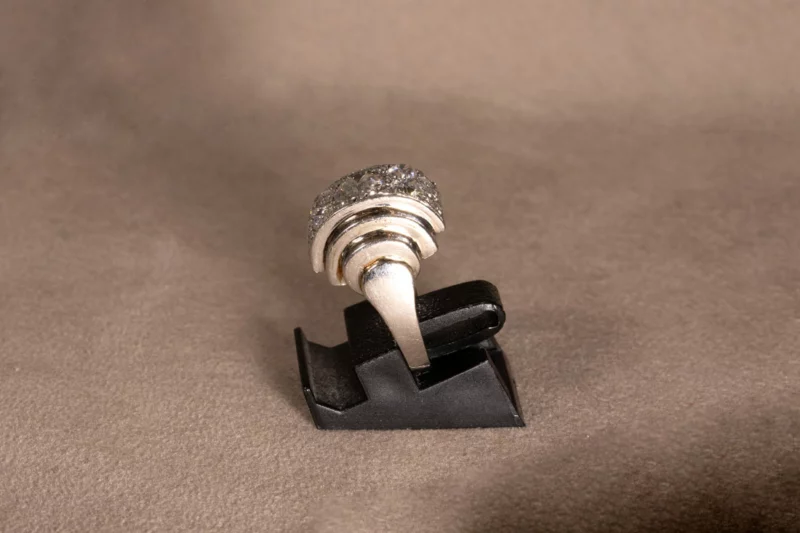 Bague à gradins Art déco