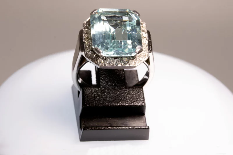 Bague 1930 Aigue-marine