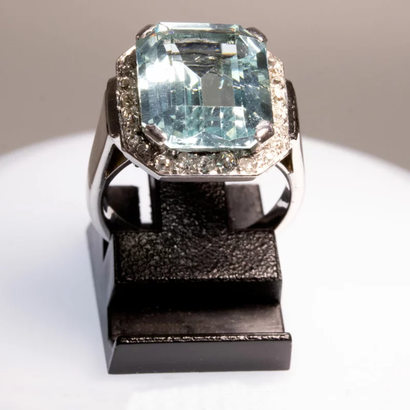 Bague 1930 Aigue-marine